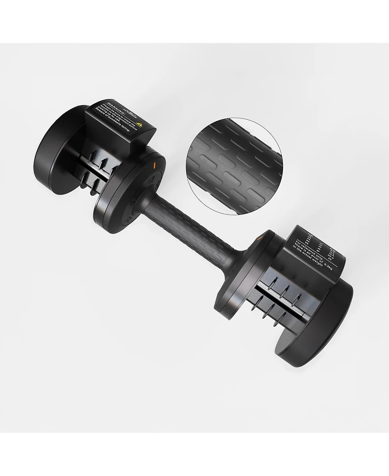 Fed Fitness Adjustable Dumbbell, 110LB (55LB Pair) Dumbbell for Home Gym Exercise, 5-in-1 Fast Adjustable Weights with Anti-Slip Handle