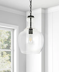 Hudson & Canal Verona 11" Wide Metal Pendant