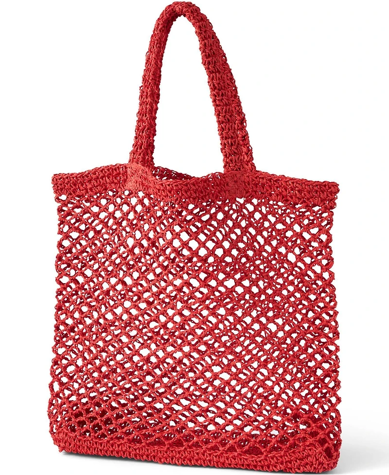 Lands' End Openweave Straw Bag