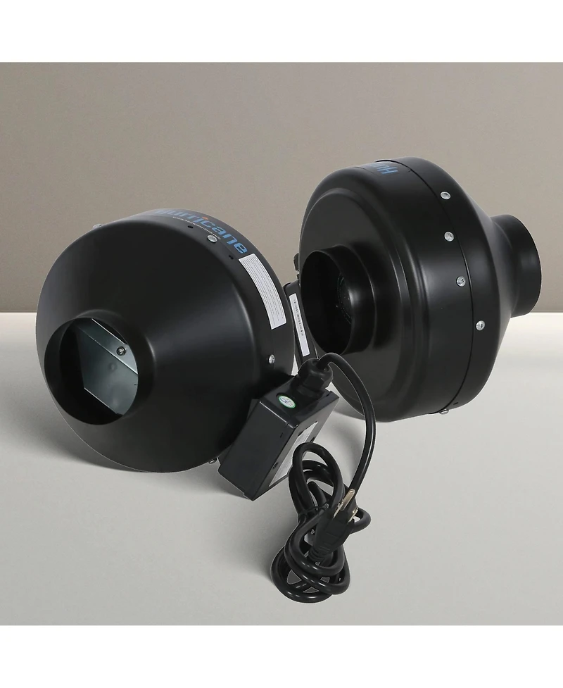 Hurricane Commercial Grade Inline Wall Mount Fan For Hvac and Ventilation Uses