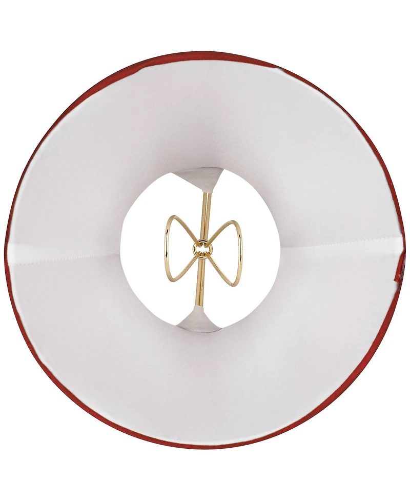 Springcrest Set of 4 Bell Lamp Shades Faux Silk Small 3" Top x 6" Bottom x 5" High Candelabra Clip-On Fitting