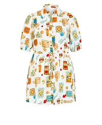 City Chic Women's Amore Print Mini Dress