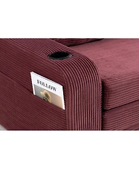 Streamdale Furniture 2-in-1 Convertible Sofa Bed with Pillows