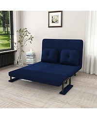 Streamdale Furniture 46" Wide 5-in-1 Convertible Folding Sofa Bed with Adjustable Backrest
