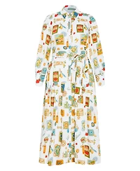 City Chic Women's Amore Print Maxi Dress