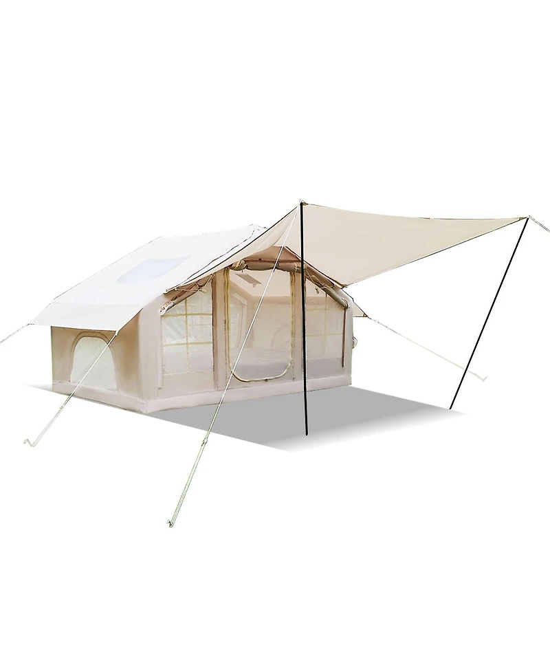 Streamdale Furniture 6.3m Inflatable 4-Season Waterproof Air Tent with Canopy and Skylight