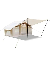 Streamdale Furniture 6.3m Inflatable 4-Season Waterproof Air Tent with Canopy and Skylight