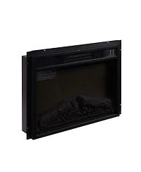 Streamdale Furniture 23" Electric Fireplace Insert, 1400W Heater with Remote and Realistic Flame