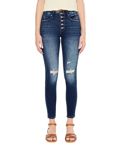 KanCan Women's Novah High Rise Super Skinny Jeans