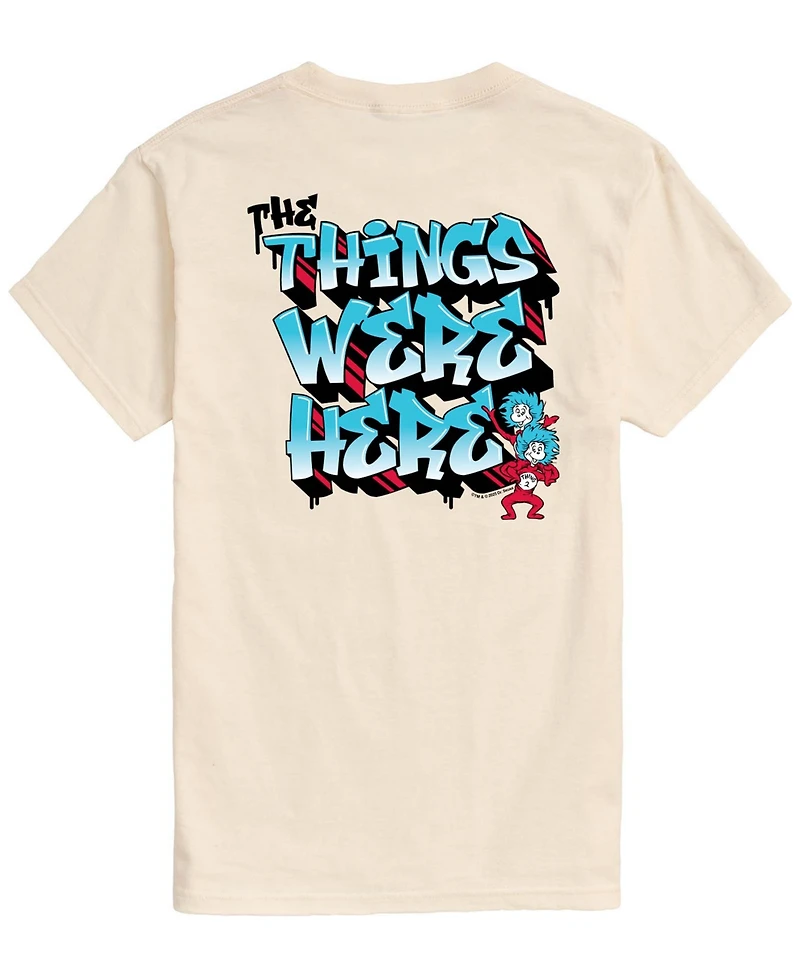 Airwaves Men's Dr. Seuss Things Were Here Short-Sleeve Graphic T-Shirt