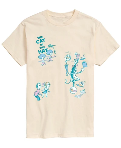 Airwaves Men's Dr. Seuss Cat The Hat Short-Sleeve Graphic T-Shirt