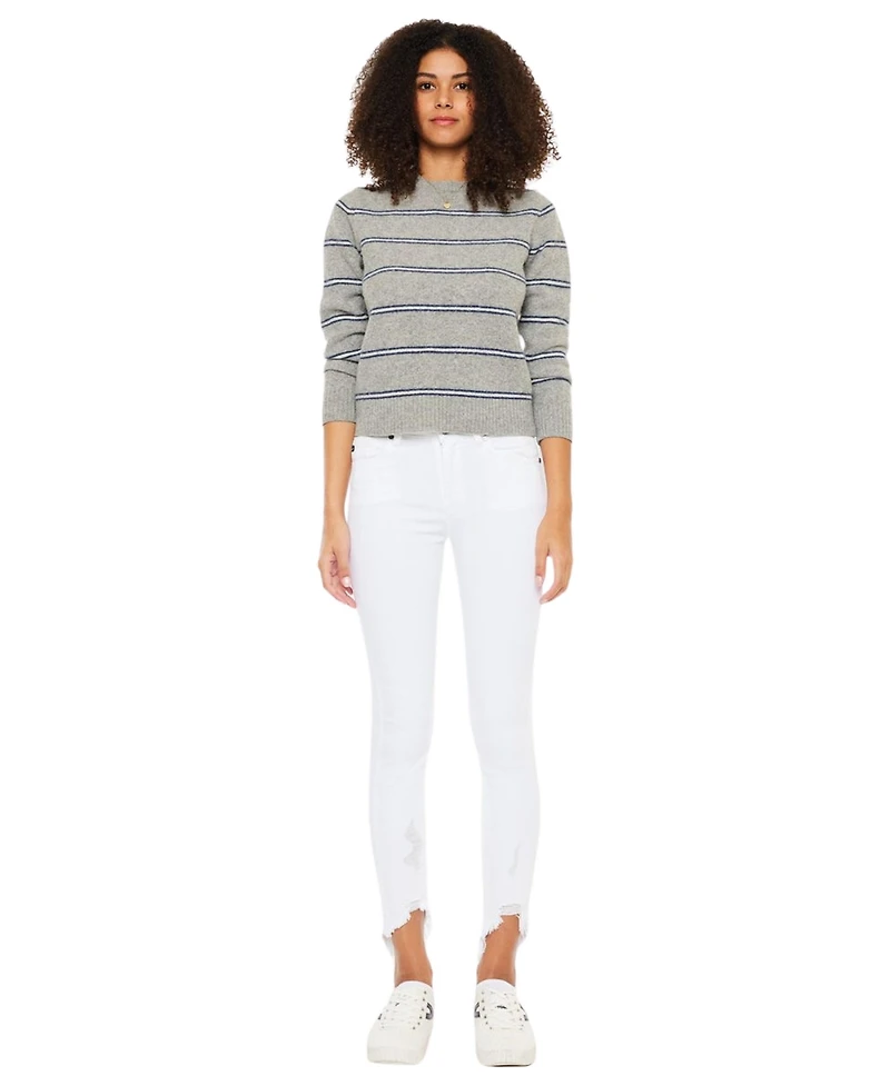 KanCan Women's Sadie High Rise Ankle Skinny Jeans