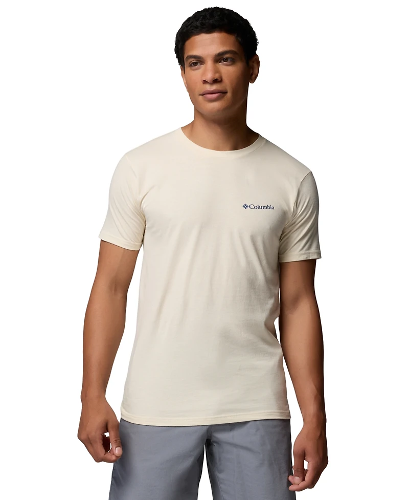 Columbia Men's Patriotic Inspired Graphic Print Cotton T-Shirt