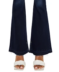 KanCan Women's Lurice Mid Rise Flare Jeans