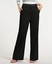 Isaac Mizrahi Women's High-Rise Trousers