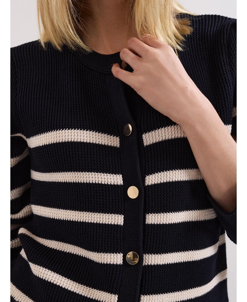 Phase Eight Women's Grace Button-Front Round Neck Cardigan