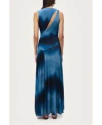 Nocturne Women's Draped Asymmetric Maxi Dress