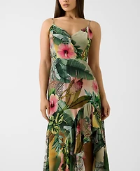 Guess Women's Tracie Printed Sleeveless Maxi Dress