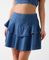 Guess Women's Drea Tiered Ruffle Skirt