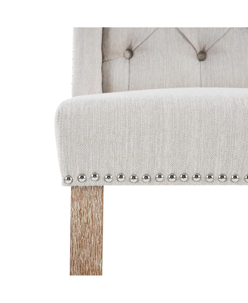 Streamdale Furniture Vienna Tufted Wingback Counter Stools, Set of 2