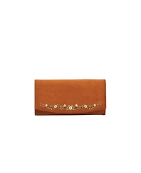 Fable England Women's Floral Embroidered Purse