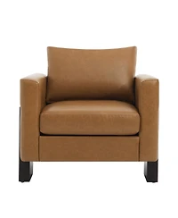 Streamdale Furniture Modern Accent Club Chair with Rubberwood Legs
