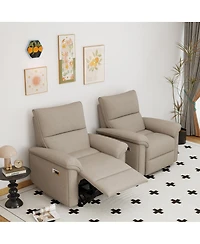 Streamdale Furniture Electric Wall Hugger Power Recliner with Usb Port