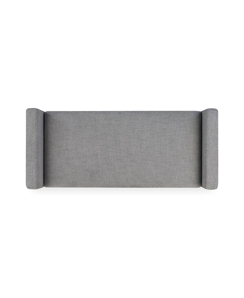 Streamdale Furniture 47" Upholstered Storage Ottoman Bench with Metal Base