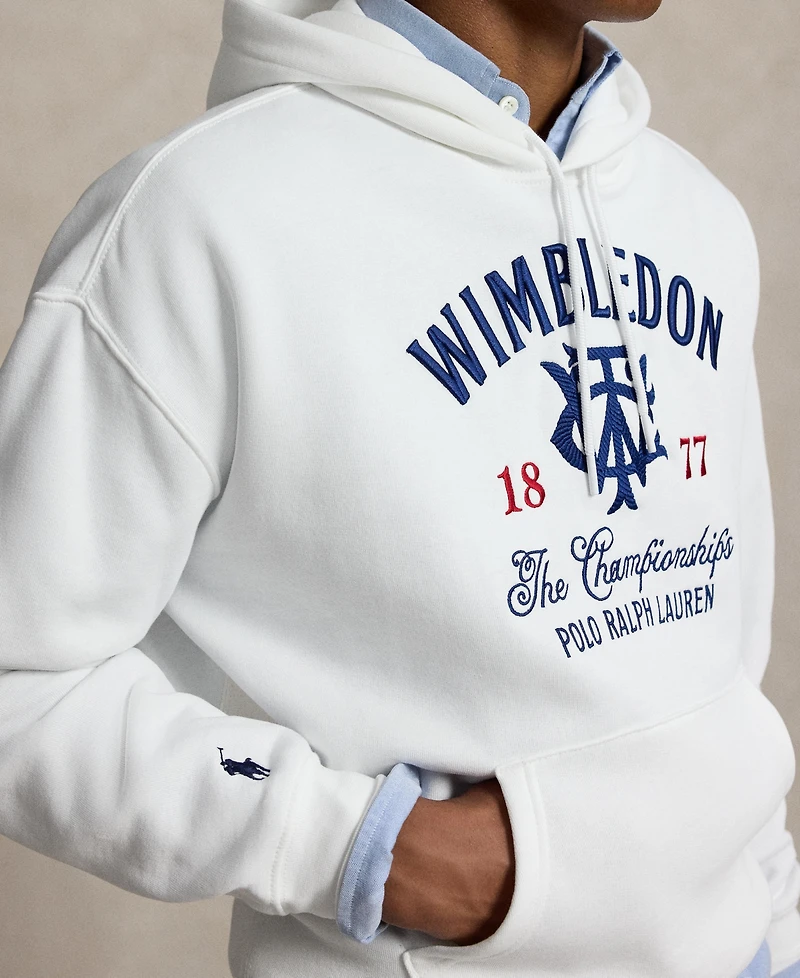 Polo Ralph Lauren Men's Wimbledon Relaxed-Fit Graphic Hoodie Sweatshirt