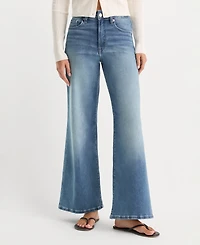 Good American Women's Cotton-Blend Soft Tech Jeans