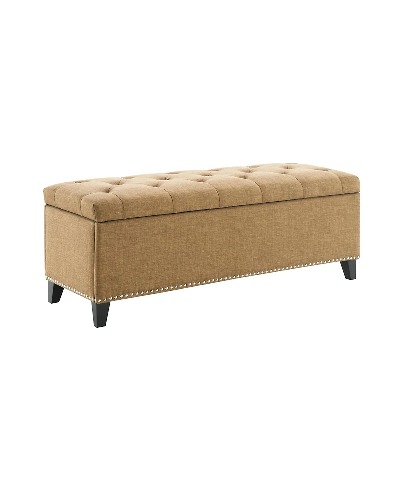 Flynama 47.5" Teddy Fabric Storage Bench