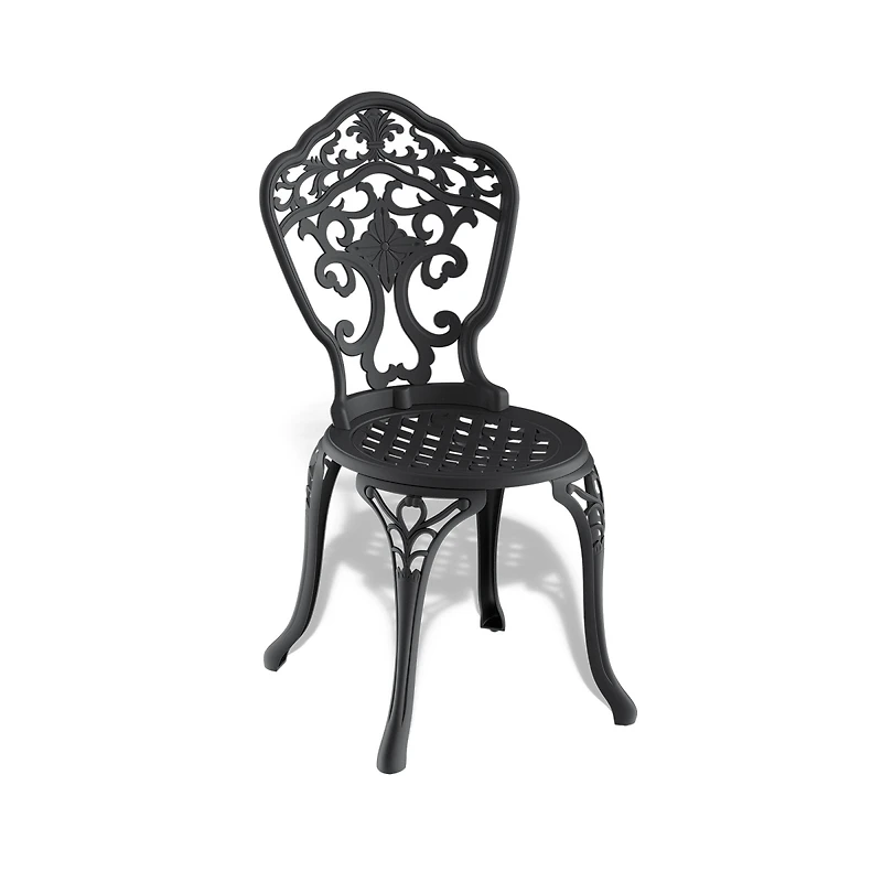 Streamdale Furniture Cast Aluminum Patio Dining Chair 4PCS With Frame