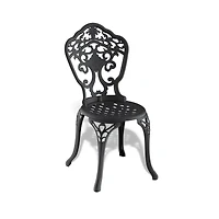 Streamdale Furniture Cast Aluminum Patio Dining Chair 4PCS With Frame