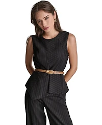 Bcbg Women's Sleeveless Crewneck Top