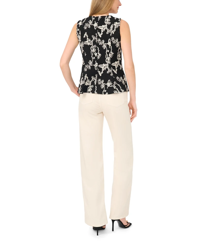 Vince Camuto Women's Printed Sleeveless Tank Top