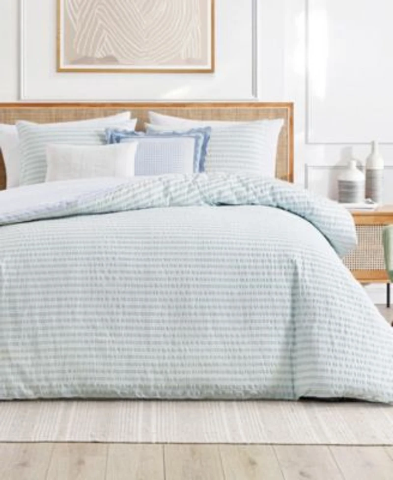 Peri Home Seersucker Stripe Comforter Sets