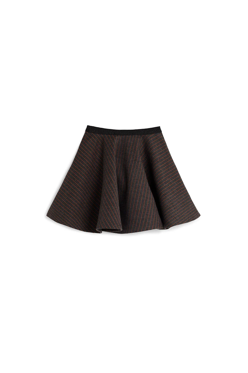 Desigual Girls's Short striped knit skirt