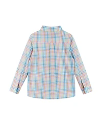 Andy & Evan Toddler Boys and Plaid Buttondown
