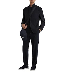 Reiss Men's Hidden Slim-Leg Drawstring Cargo Pants
