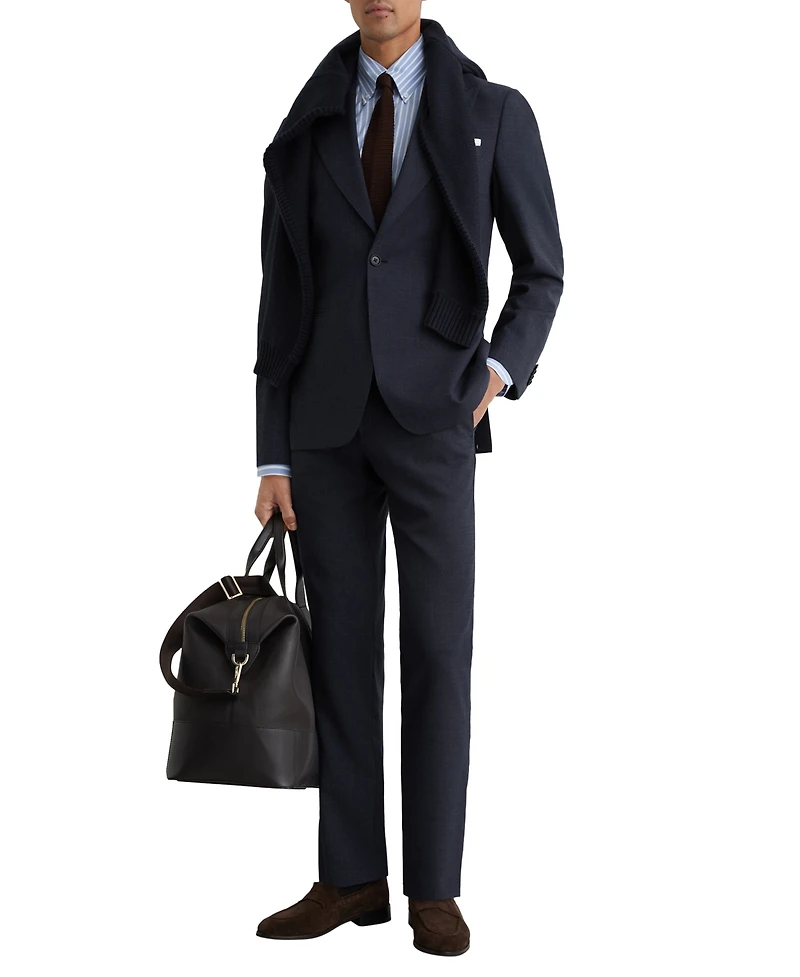 Reiss Men's Fiber Tailored-Fit Wool Textured Single-Breasted Blazer
