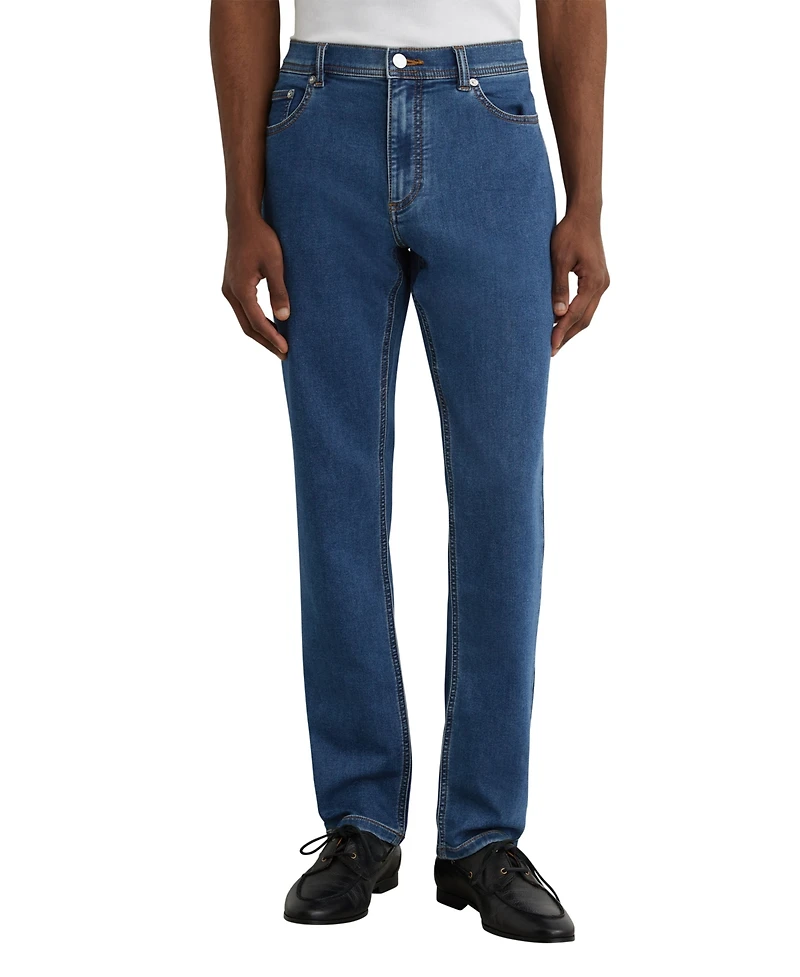 Reiss Men's Bishopsgate Soft-Stretch Straight-Leg Jeans