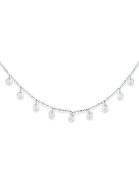 Bling Jewelry Simple Delicate Cocktail Fashion Crystal Thin Choker Necklace Adjustable