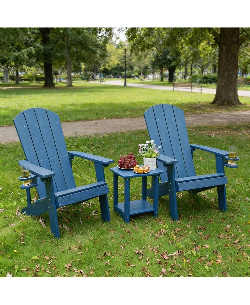 Streamdale Furniture 2-Piece All-Season Outdoor Lounge Chairs for Patio and Garden