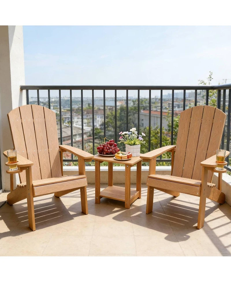 Streamdale Furniture 2-Piece All-Season Outdoor Lounge Chairs for Patio and Garden