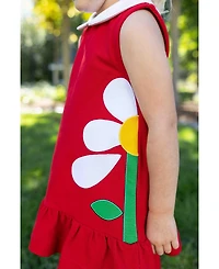 Florence Eiseman Toddler Girls Knit Dress With Flowers