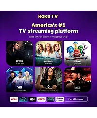 Aurzen Mini Portable Roku Tv Projector with Carrying Case, Roku Built-in, Usb-c Powered, Native 1080P, DoIby Audio, Auto Focus and Keystone