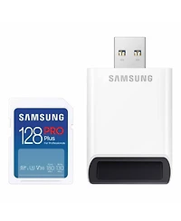 Samsung 128GB Pro Plus Sd Memory Card with Reader