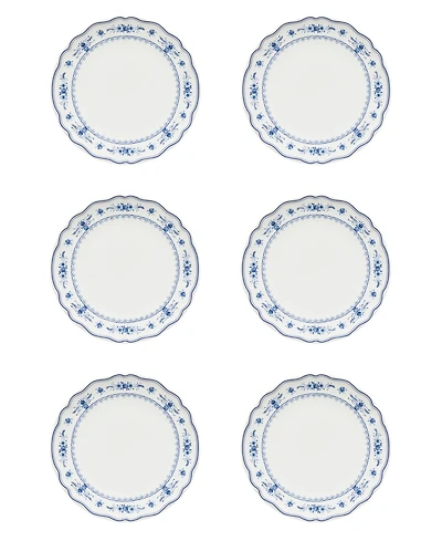 Costa Nova Vila Floral Pattern Dinner Plates, Set of 6