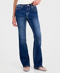 Madden Girl Juniors' High Rise Bootcut Jeans