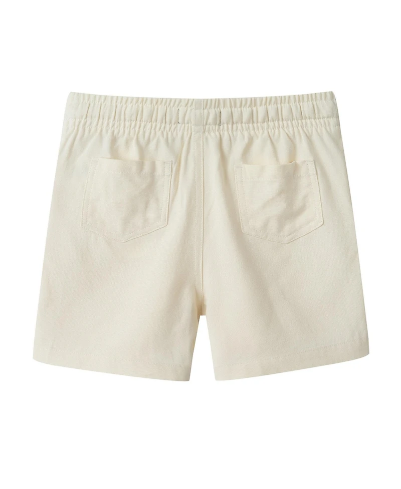 Andy & Evan Toddler Boys Coral Breeze Puckered Button down and Shorts Set